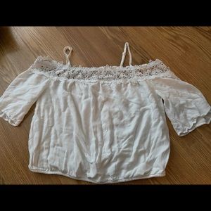 White off the shoulder blouse!